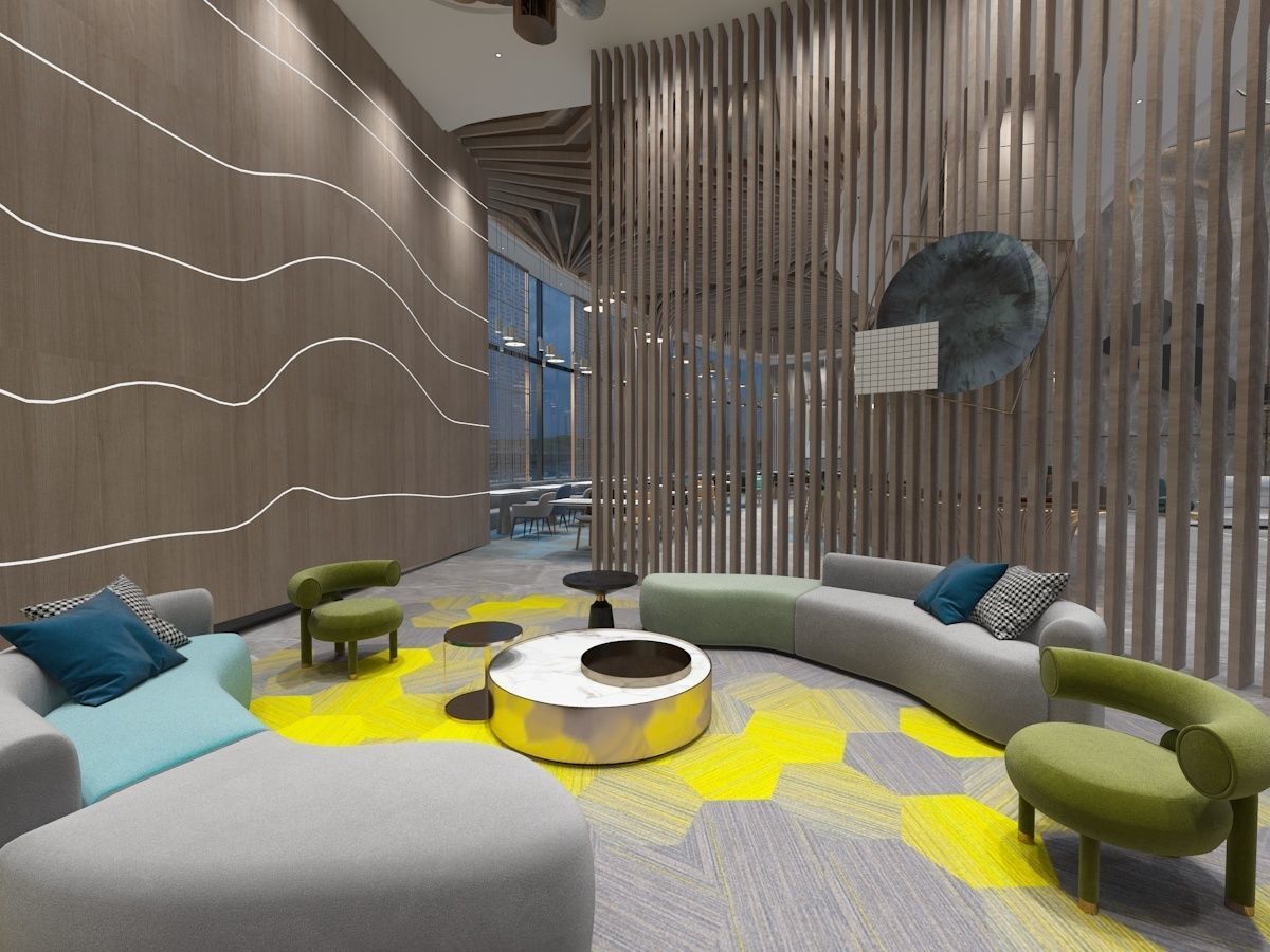 The Hotel Lobby 3D model_9