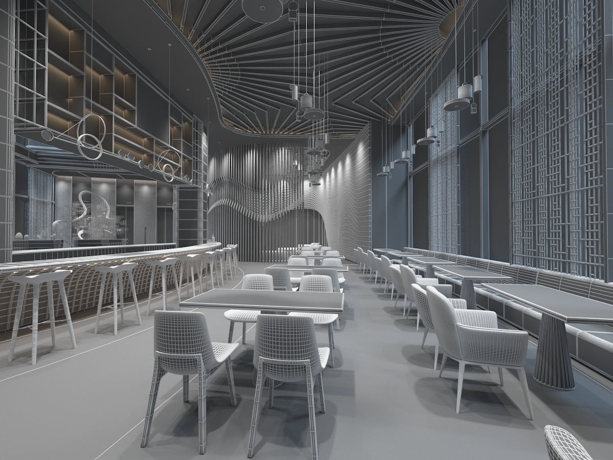 The Hotel Lobby 3D model_18