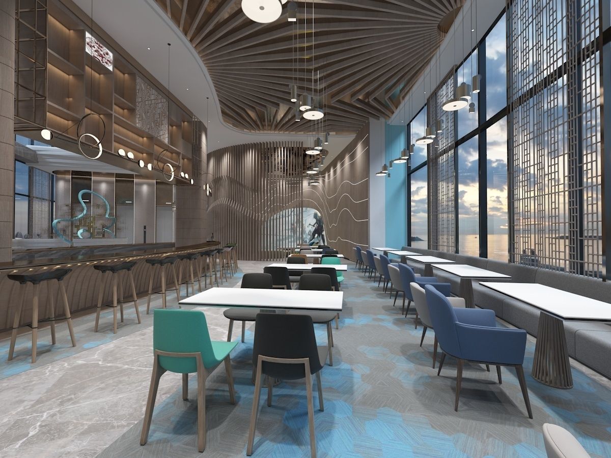 The Hotel Lobby 3D model_6