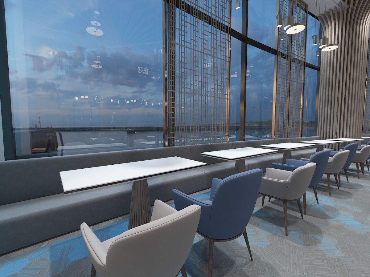 The Hotel Lobby 3D model_12