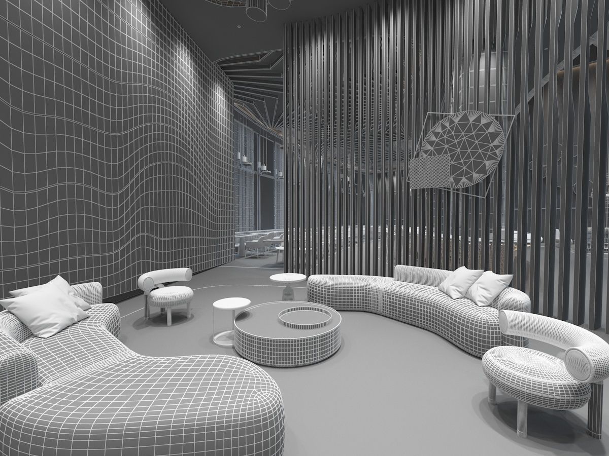 The Hotel Lobby 3D model_21