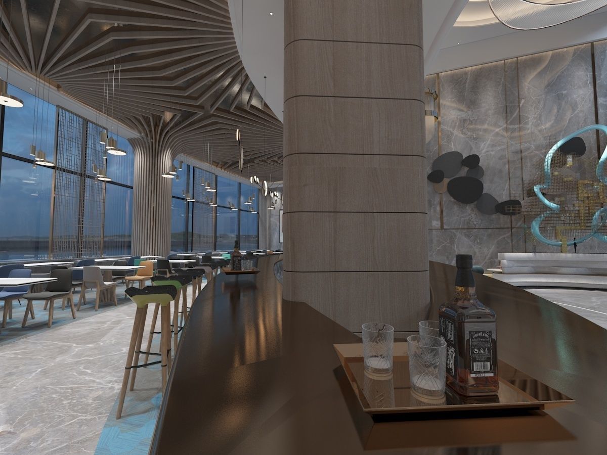 The Hotel Lobby 3D model_11