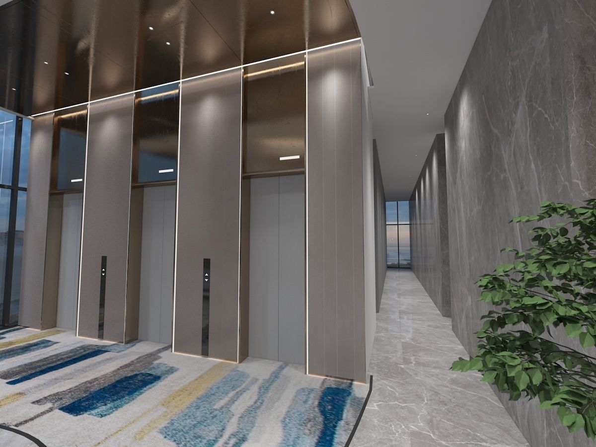The Hotel Lobby 3D model_7