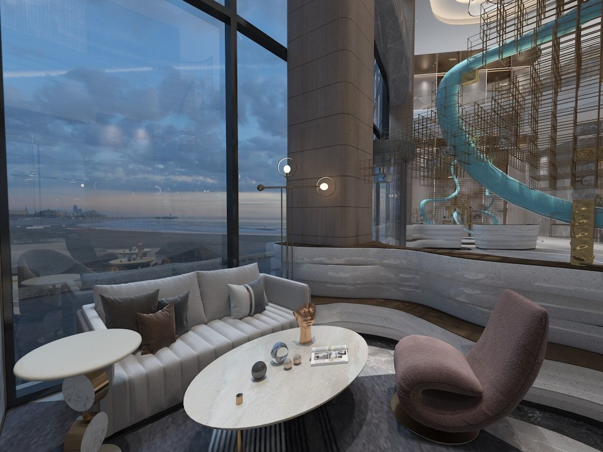 The Hotel Lobby 3D model_15