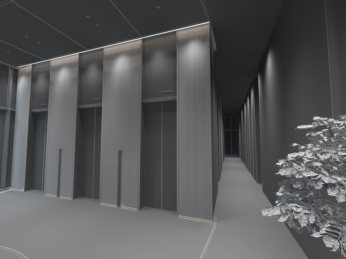 The Hotel Lobby 3D model_20