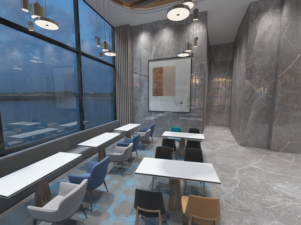 The Hotel Lobby 3D model_13