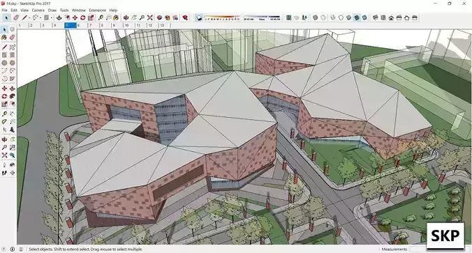 Sketchup Shopping Center F4