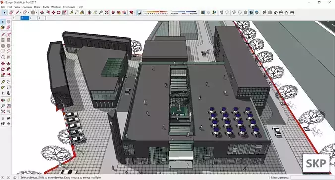 Sketchup Shopping Center F8