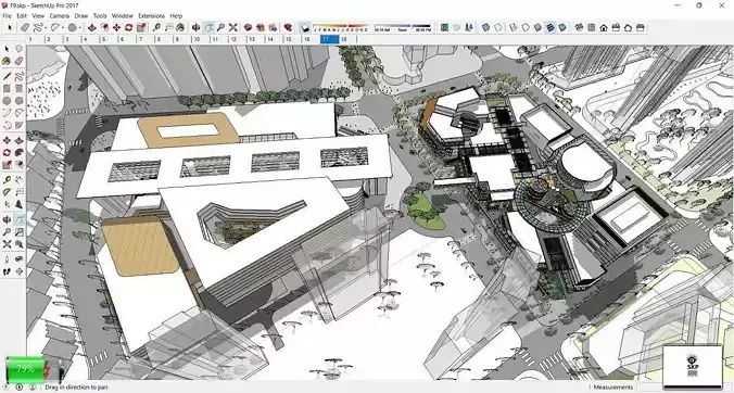 Sketchup Shopping Center F9 3D model