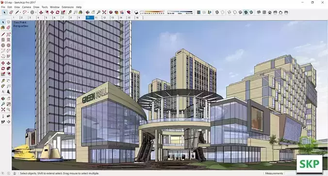 Sketchup Shopping Center G1