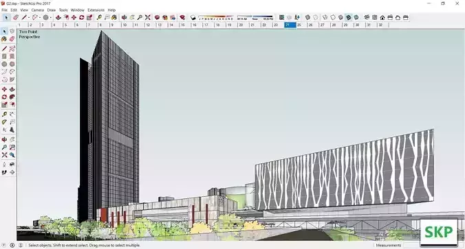 Sketchup Shopping Center G2
