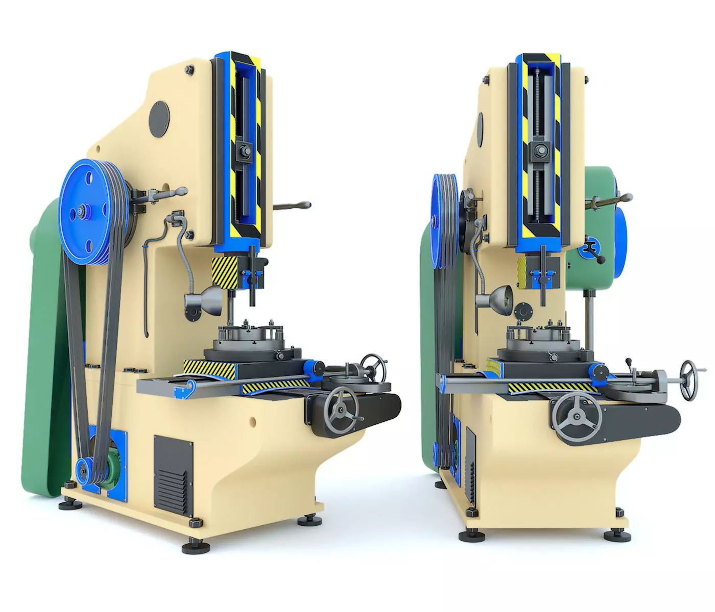 Industrial milling machine tool 7A420 3D model_0