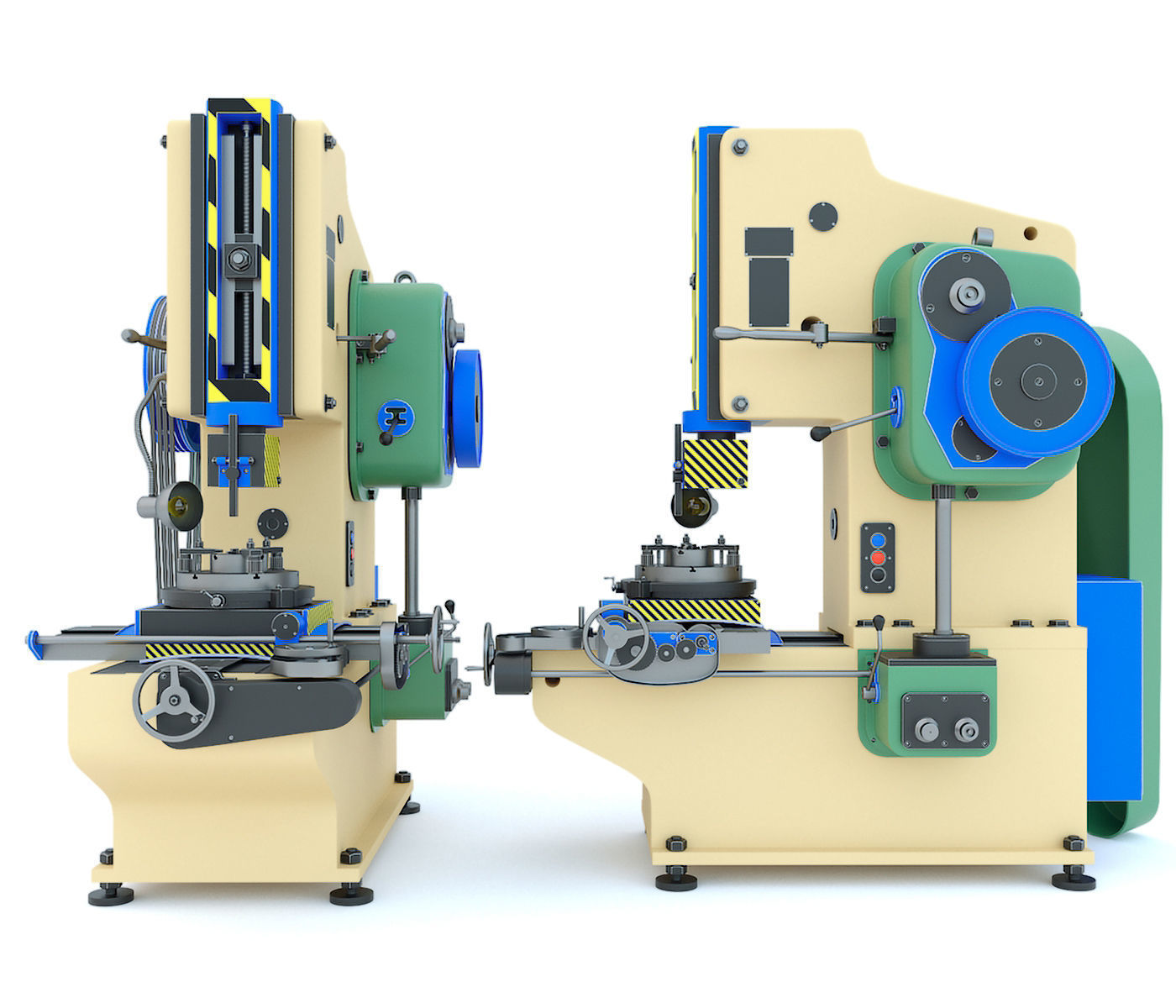 Industrial milling machine tool 7A420 3D model_7