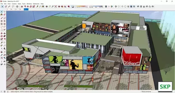 Sketchup Shopping Center G3
