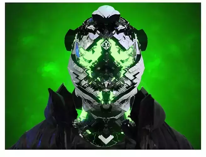 Sci-Fi Helmet Space Astronaut Character Robot 13