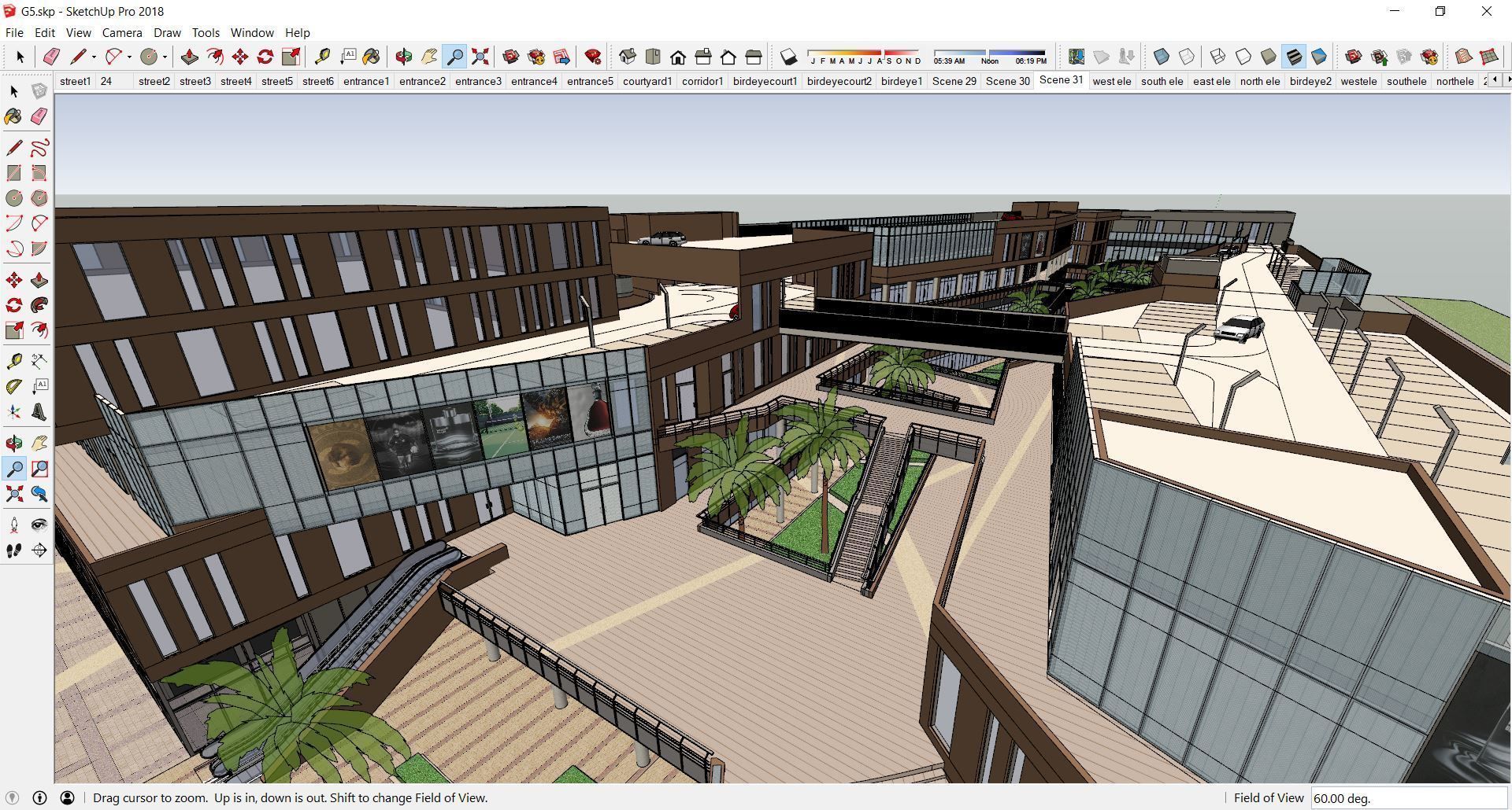 Sketchup Shopping Center G5 3D model_5