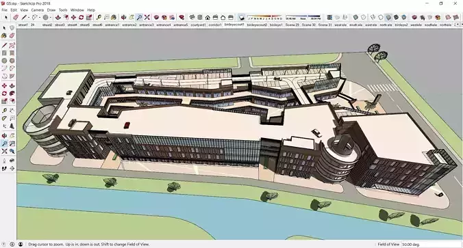 Sketchup Shopping Center G5
