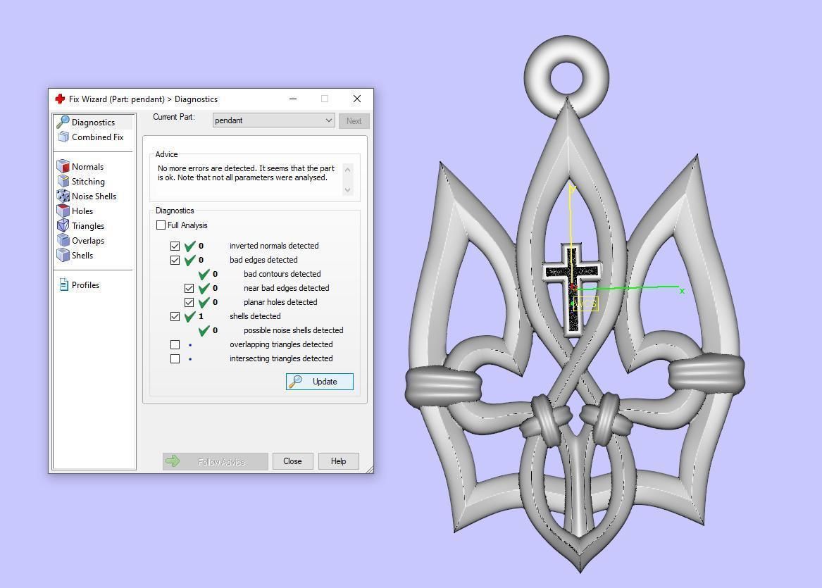 Ukrainian Trident 3D print model_25