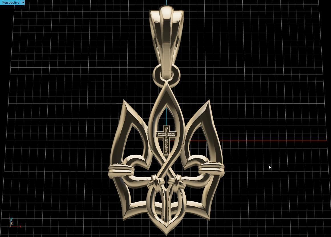 Ukrainian Trident 3D print model_13