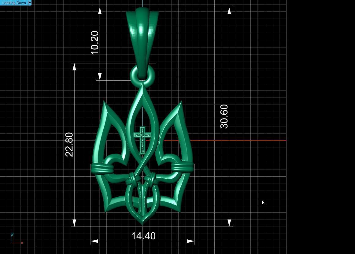 Ukrainian Trident 3D print model_20