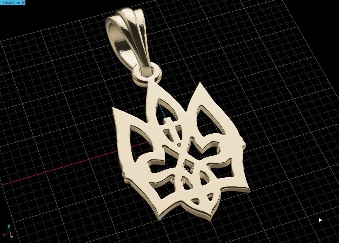 Ukrainian Trident 3D print model_11