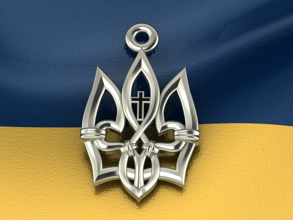 Ukrainian Trident 3D print model_4