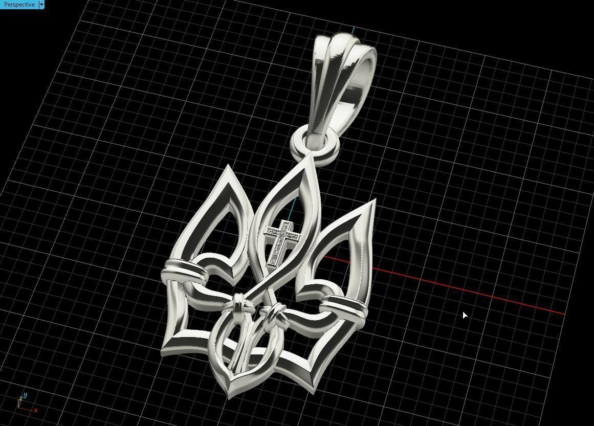 Ukrainian Trident 3D print model_7