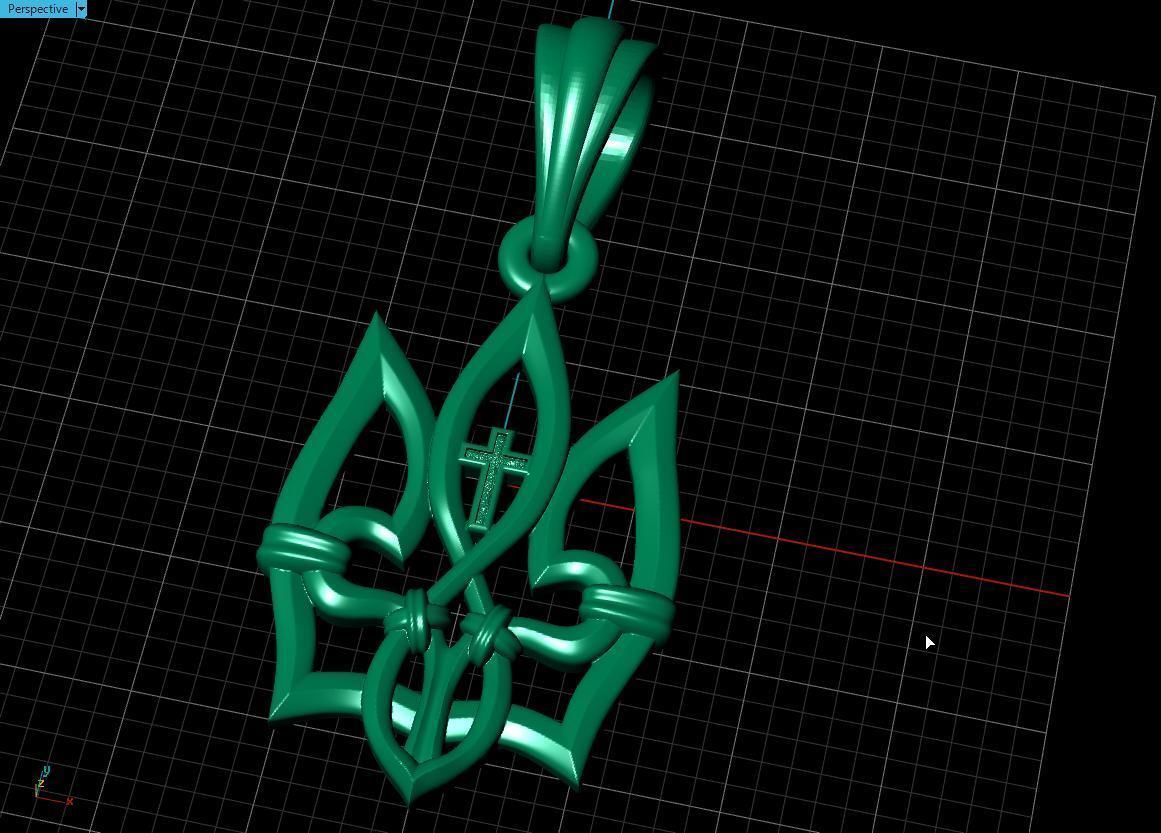 Ukrainian Trident 3D print model_16