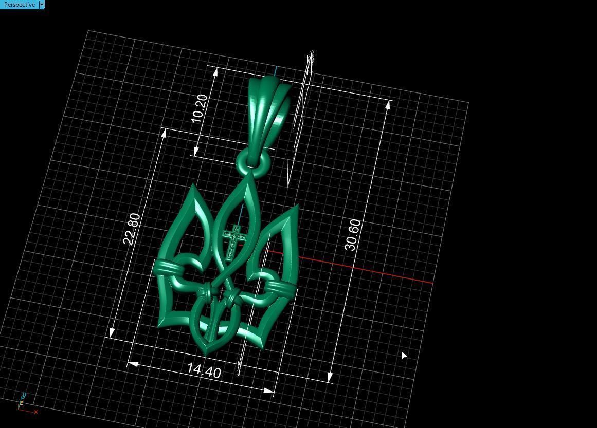 Ukrainian Trident 3D print model_22