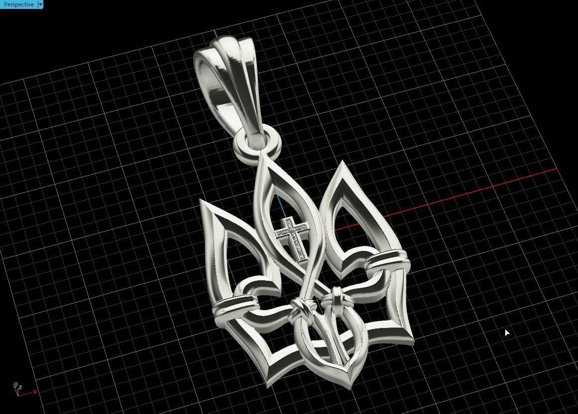 Ukrainian Trident 3D print model_9