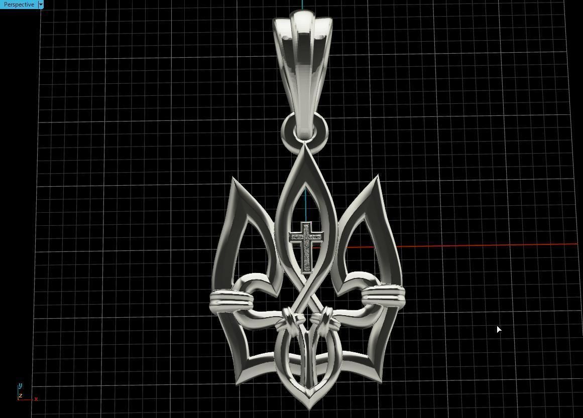 Ukrainian Trident 3D print model_8