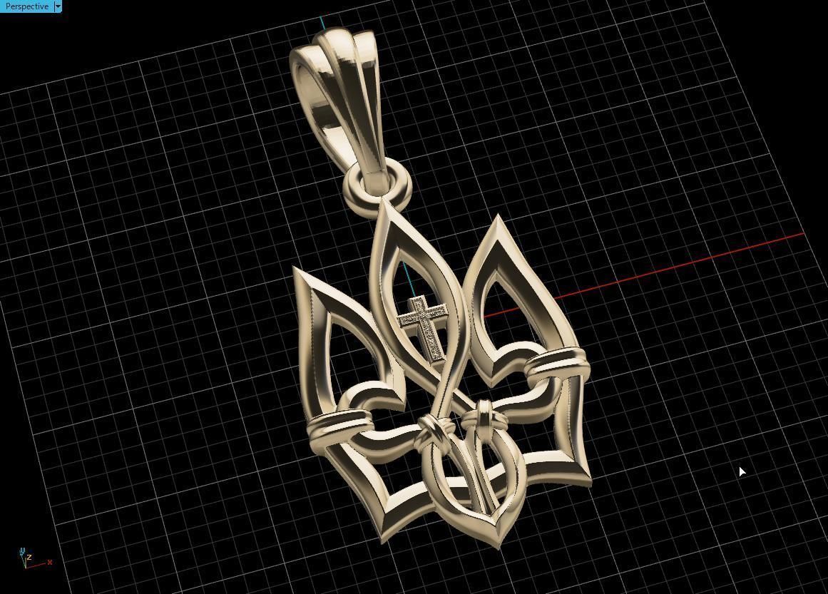 Ukrainian Trident 3D print model_14