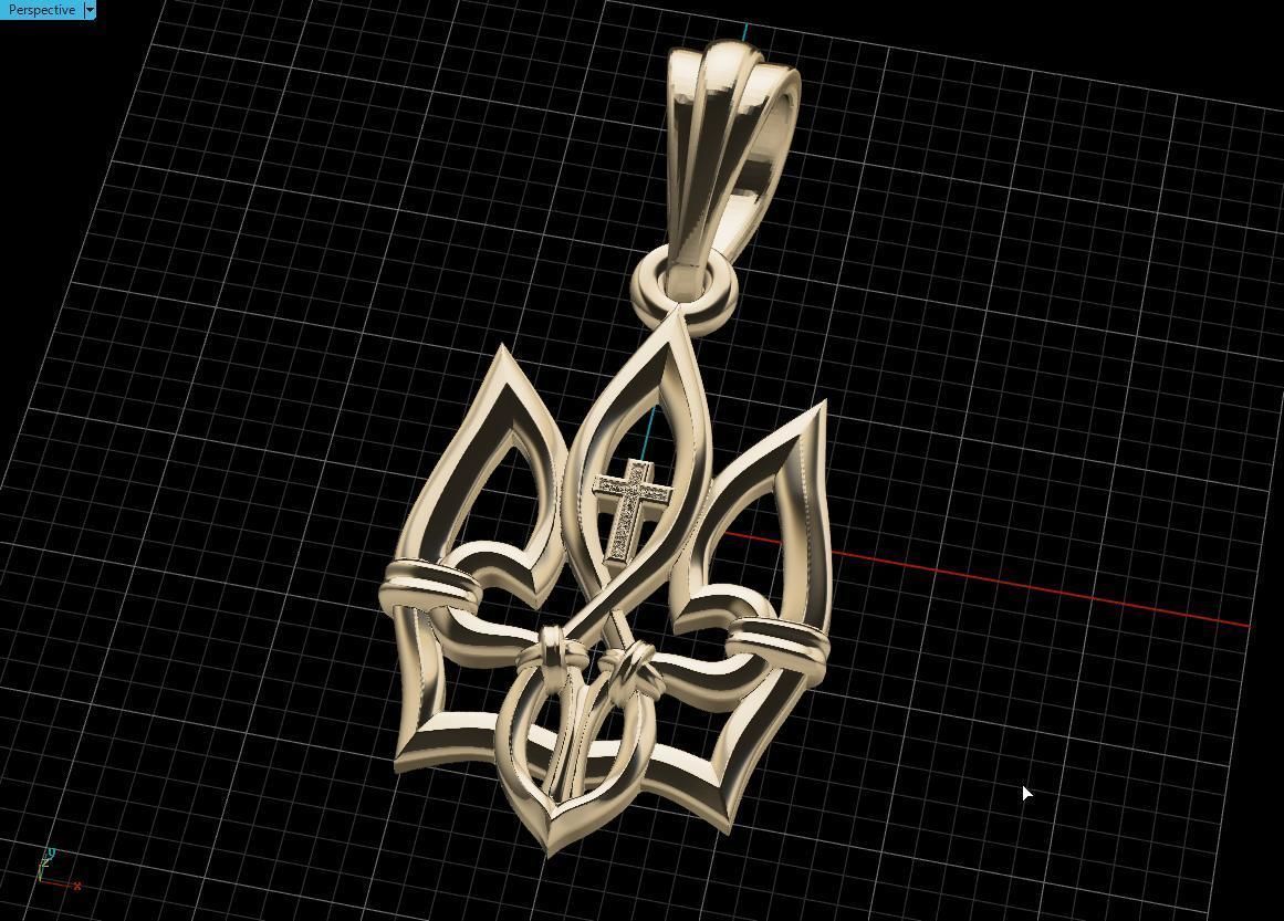 Ukrainian Trident 3D print model_12