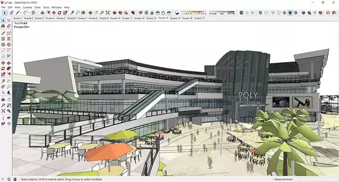 Sketchup Shopping Center G7