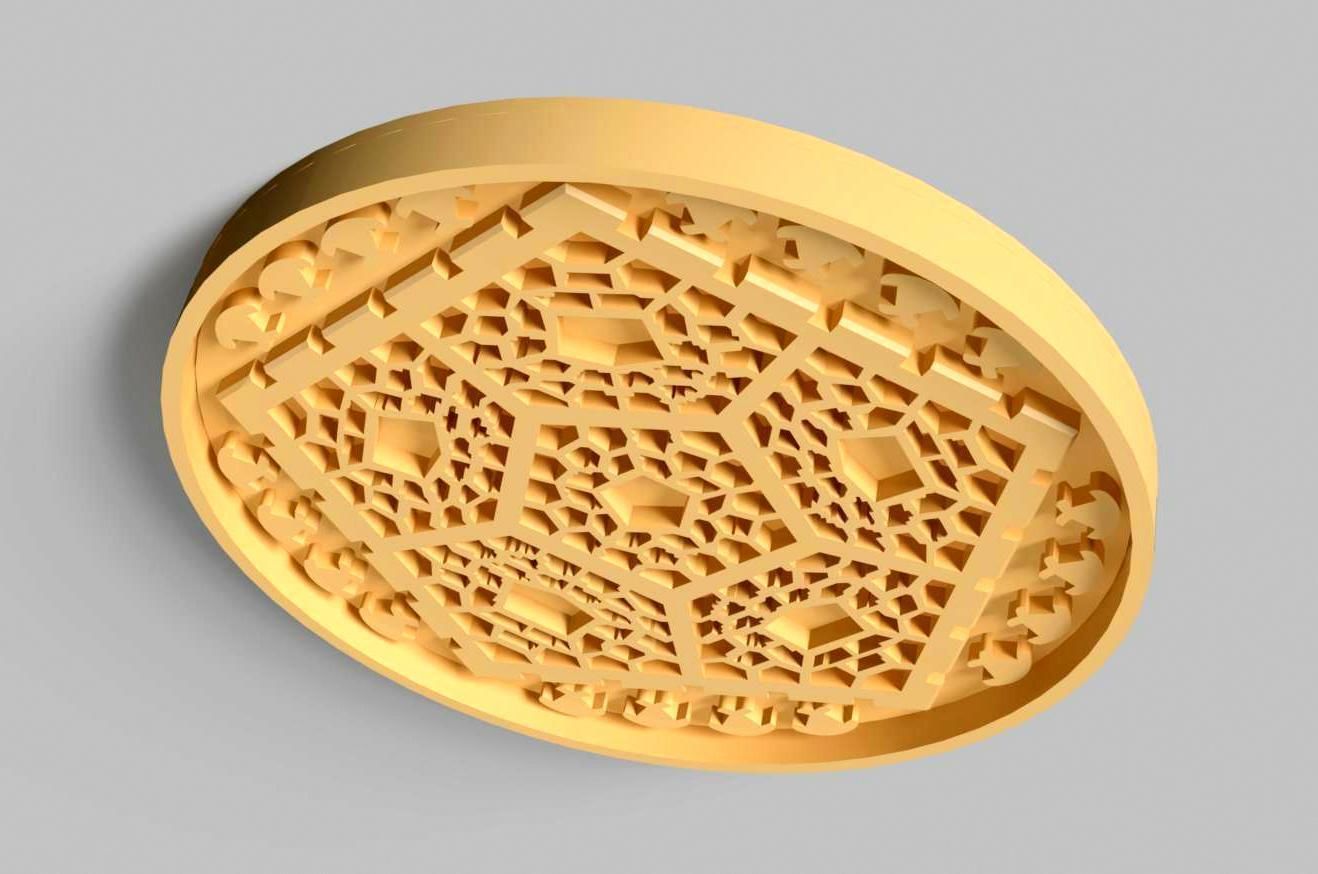 HM Pentagon 003 Voronoi Tea Light Holder Silicone Mold 3D print model_10