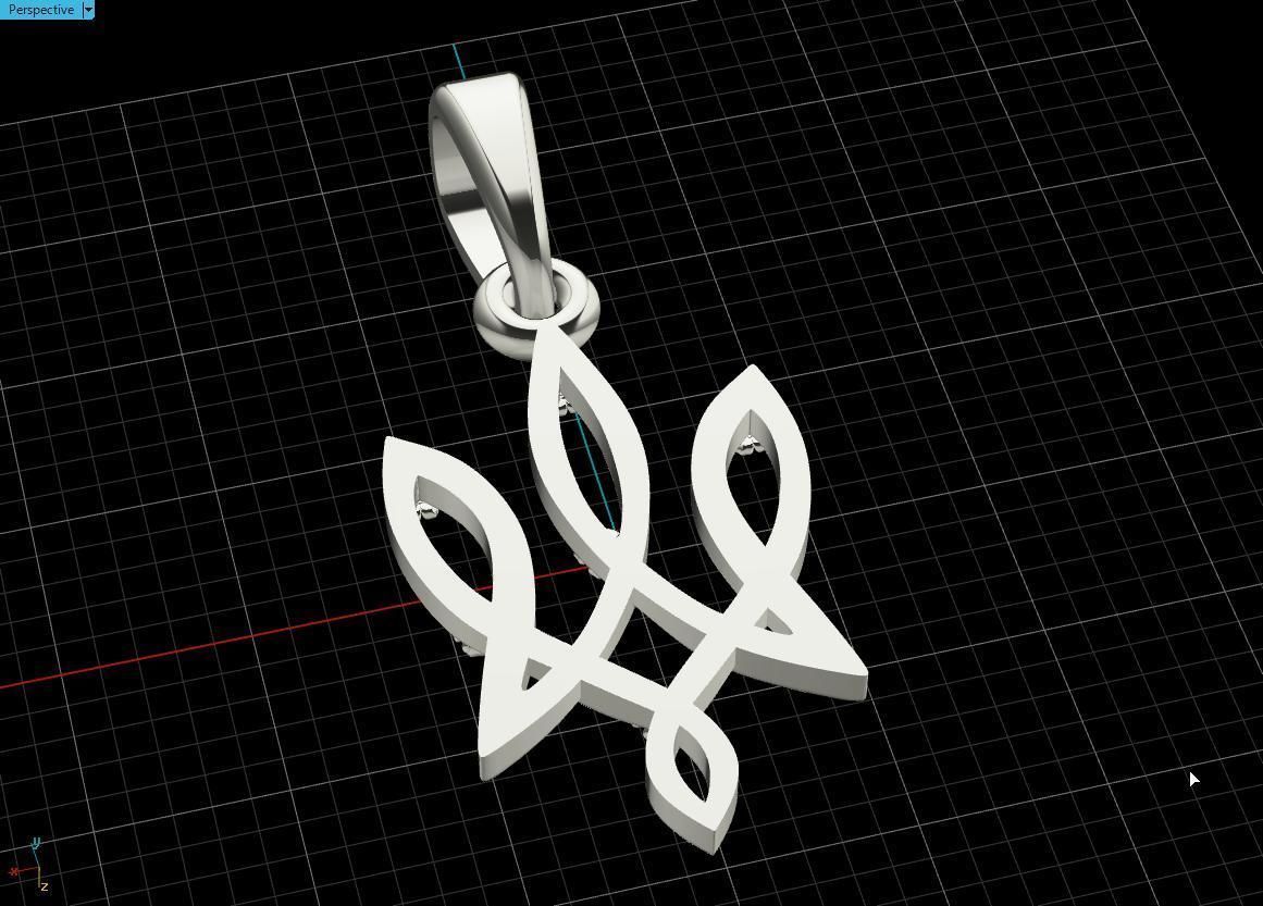 Ukrainian Trident 3D print model_17