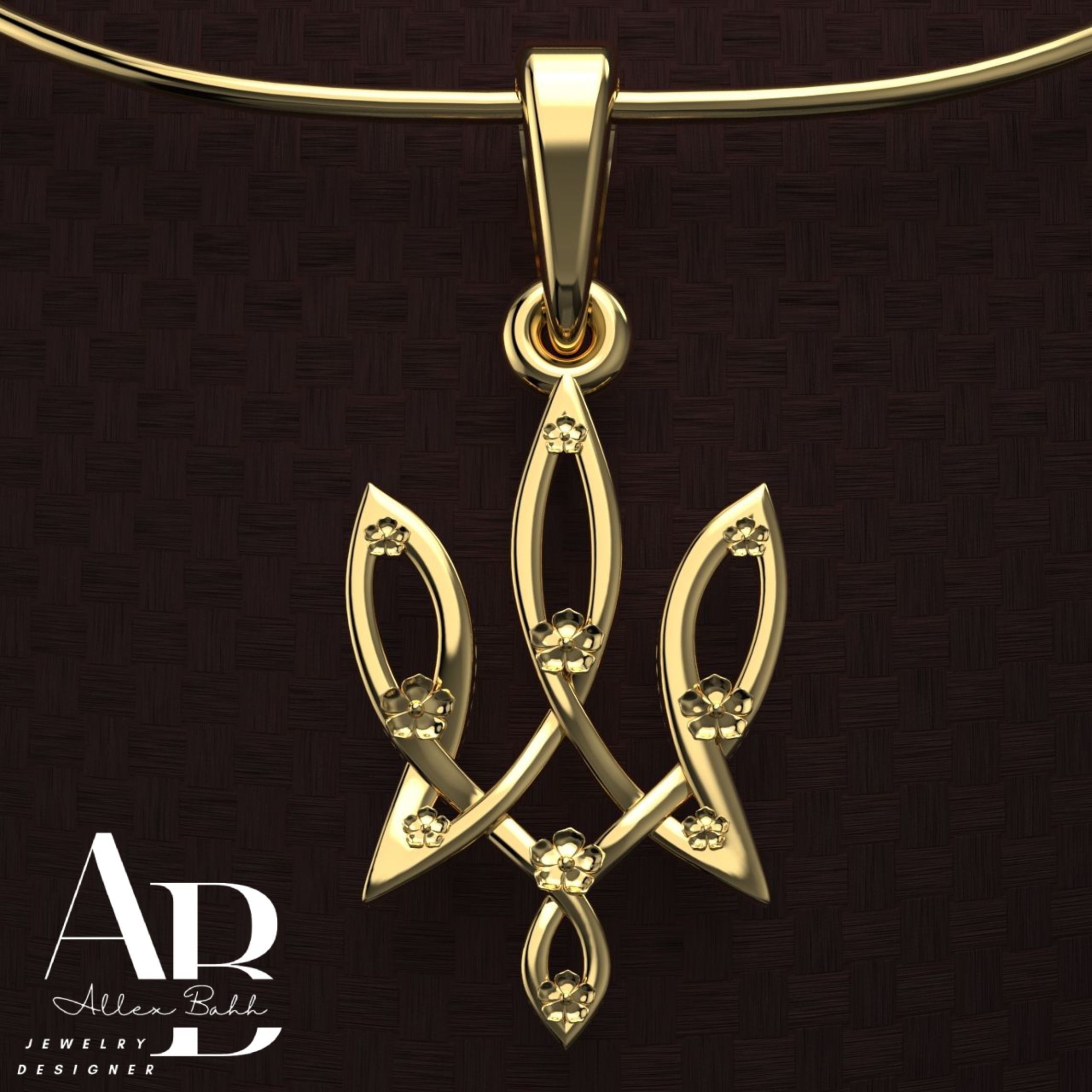 Ukrainian Trident 3D print model_1