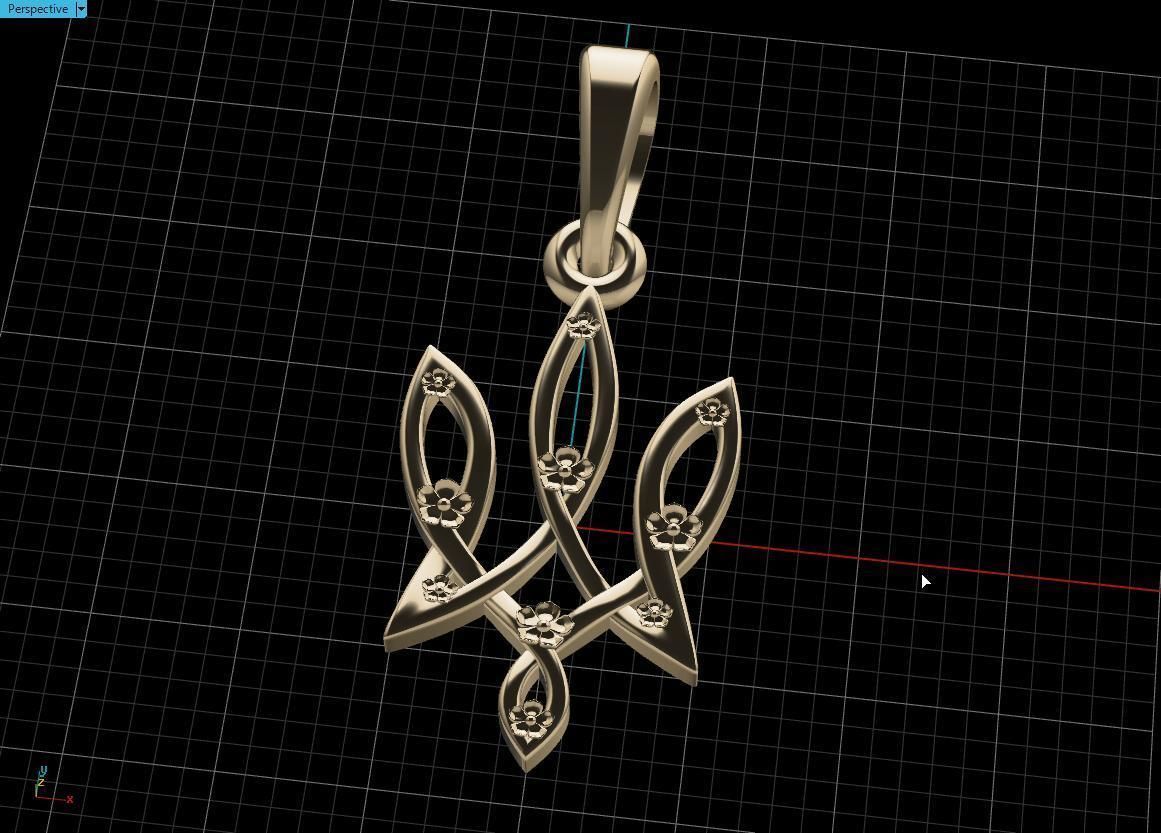 Ukrainian Trident 3D print model_7