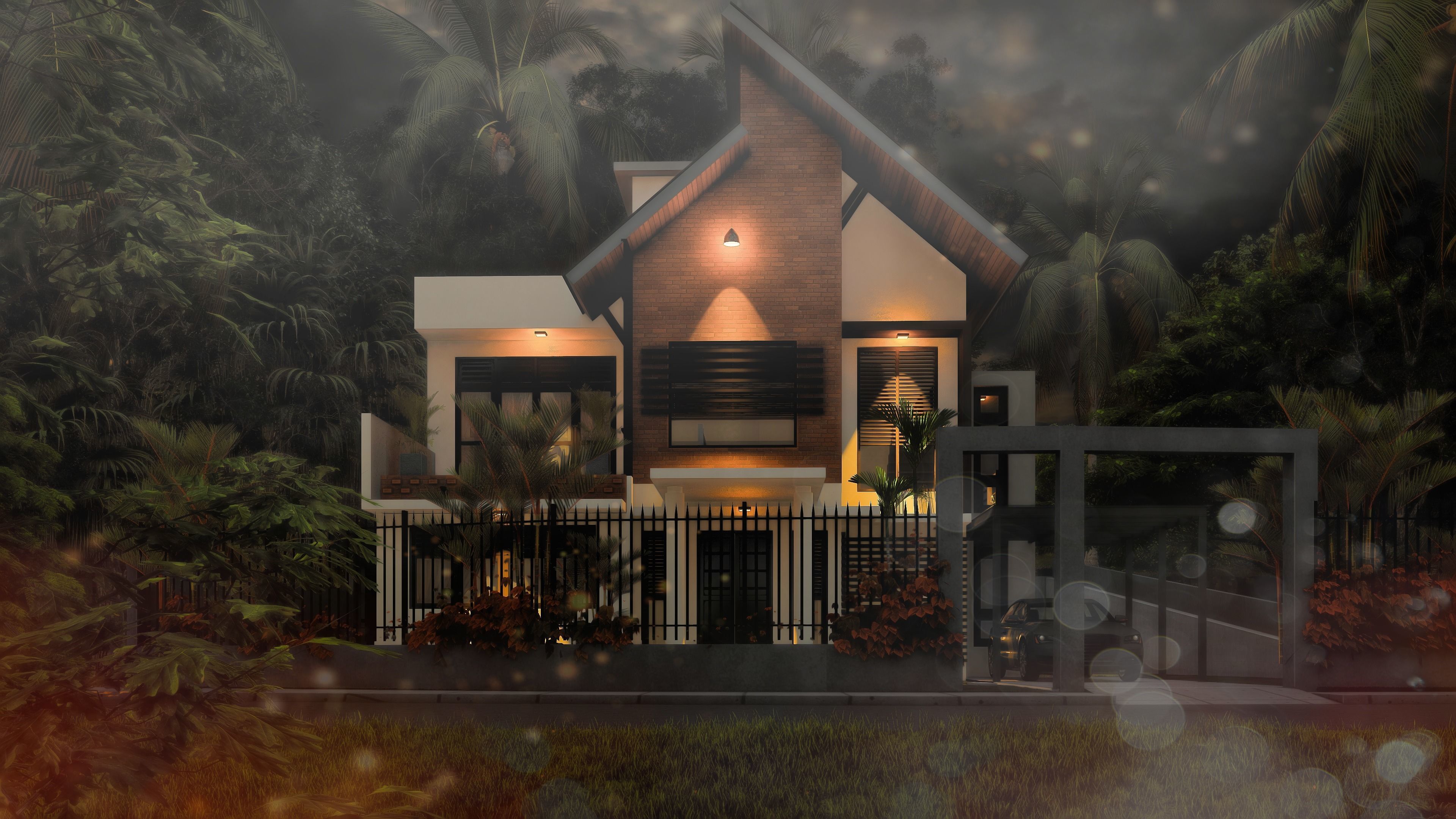 Exterior architectural model  3D model_1