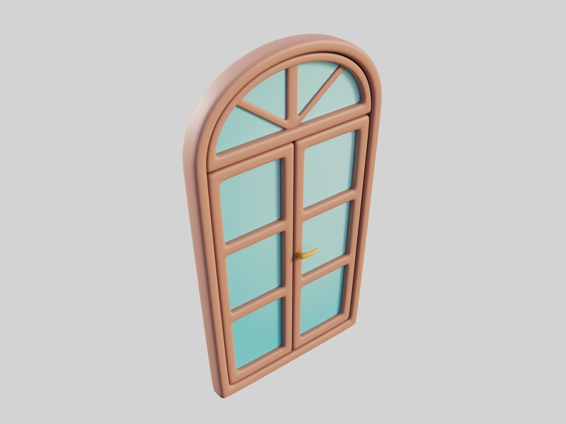 Cartoon Window 12b 3D model_10