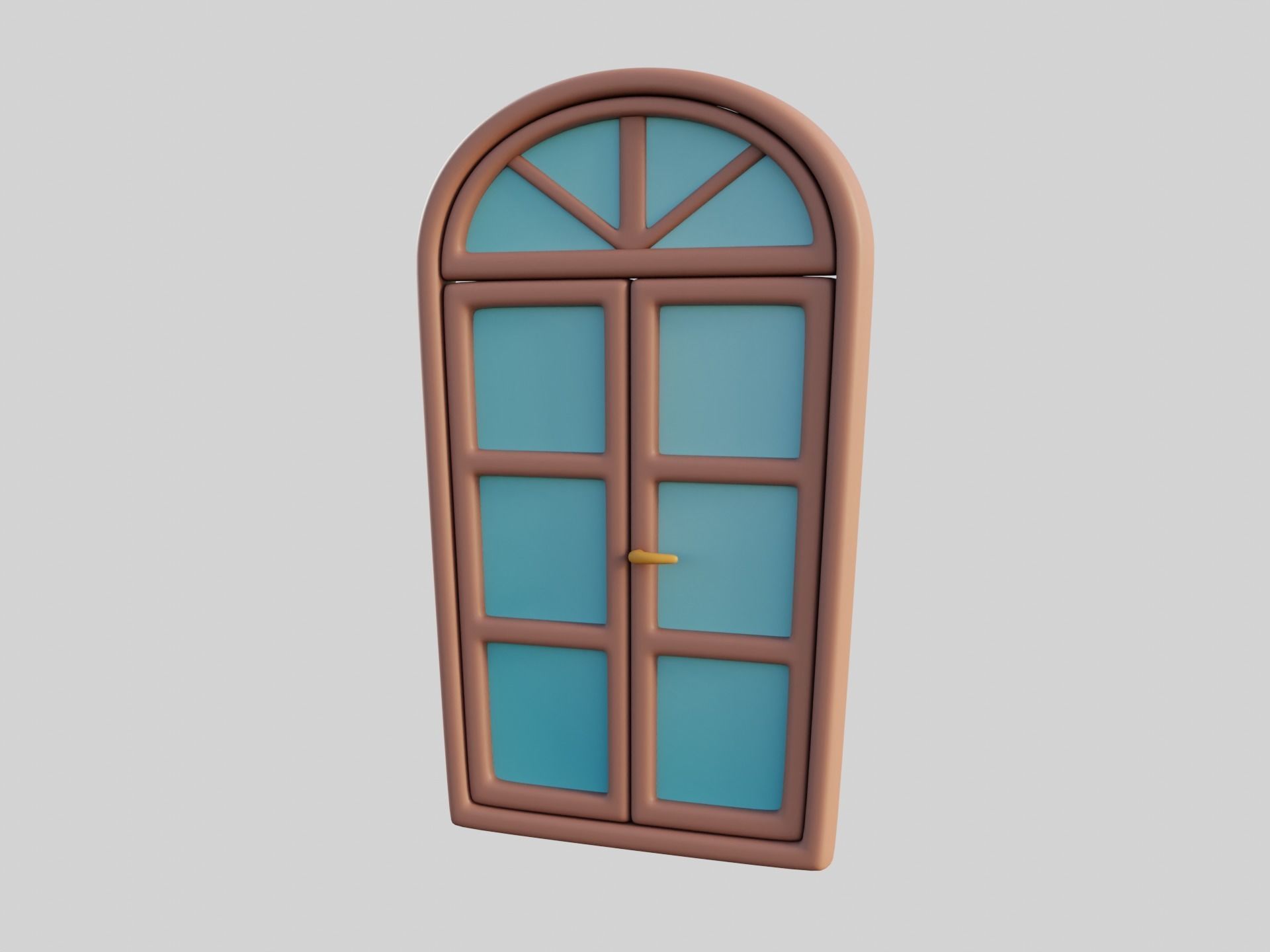 Cartoon Window 12b 3D model_9