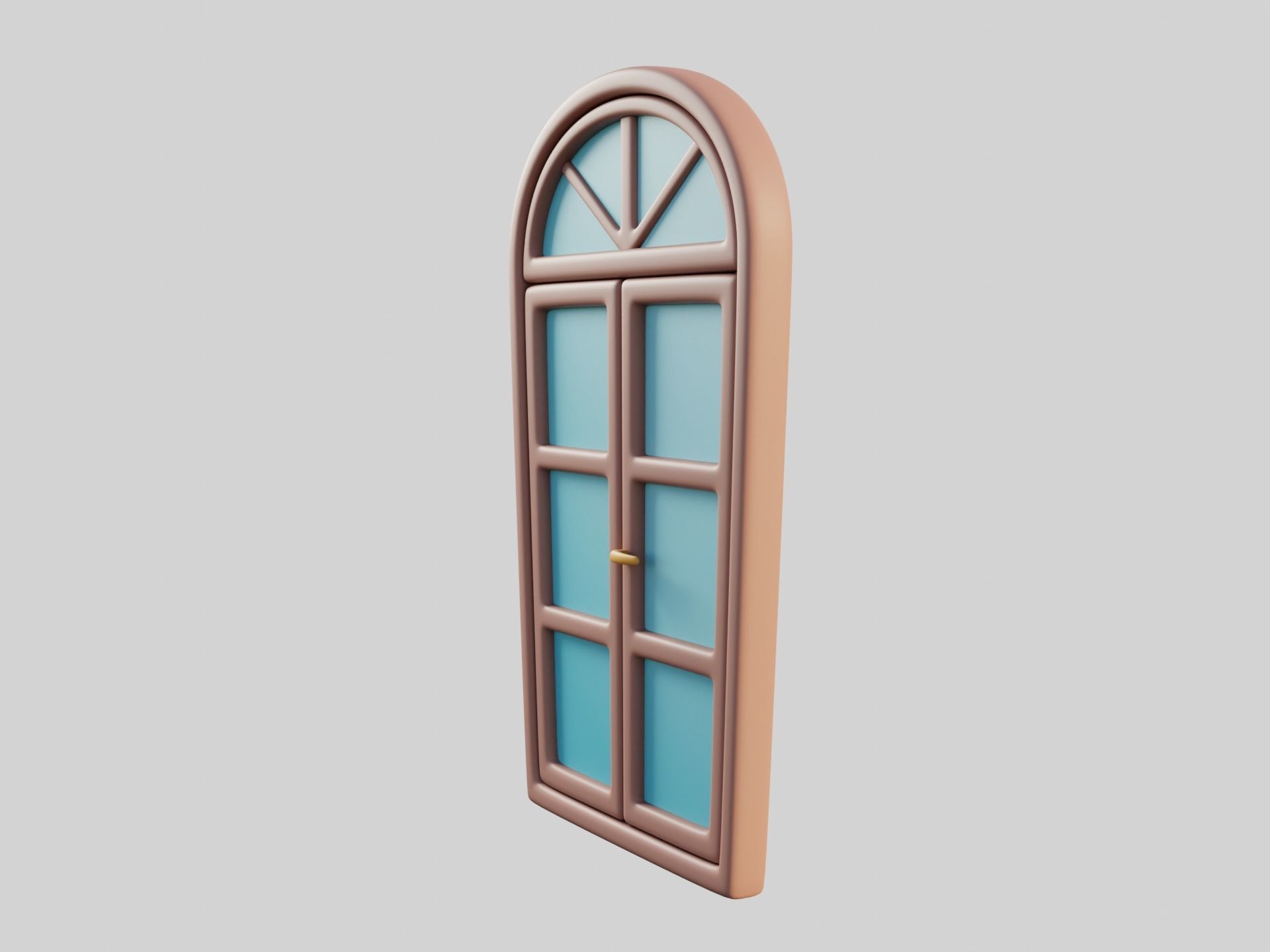 Cartoon Window 12b 3D model_8