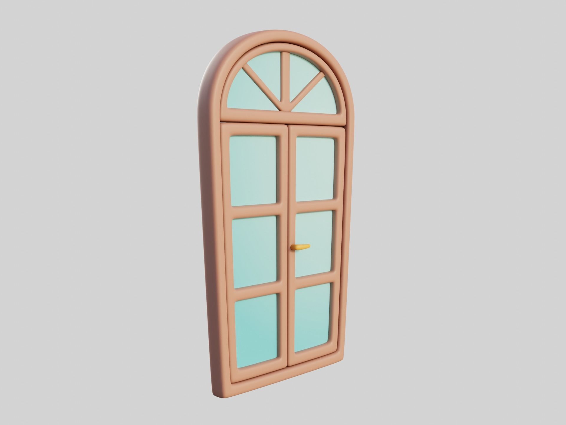 Cartoon Window 12b 3D model_1