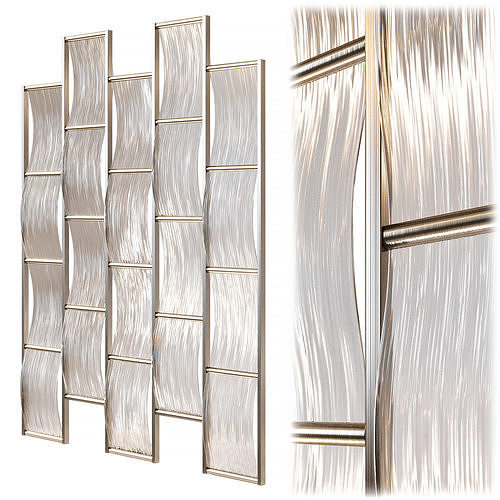 lasvit tapestry partition 2 3D model