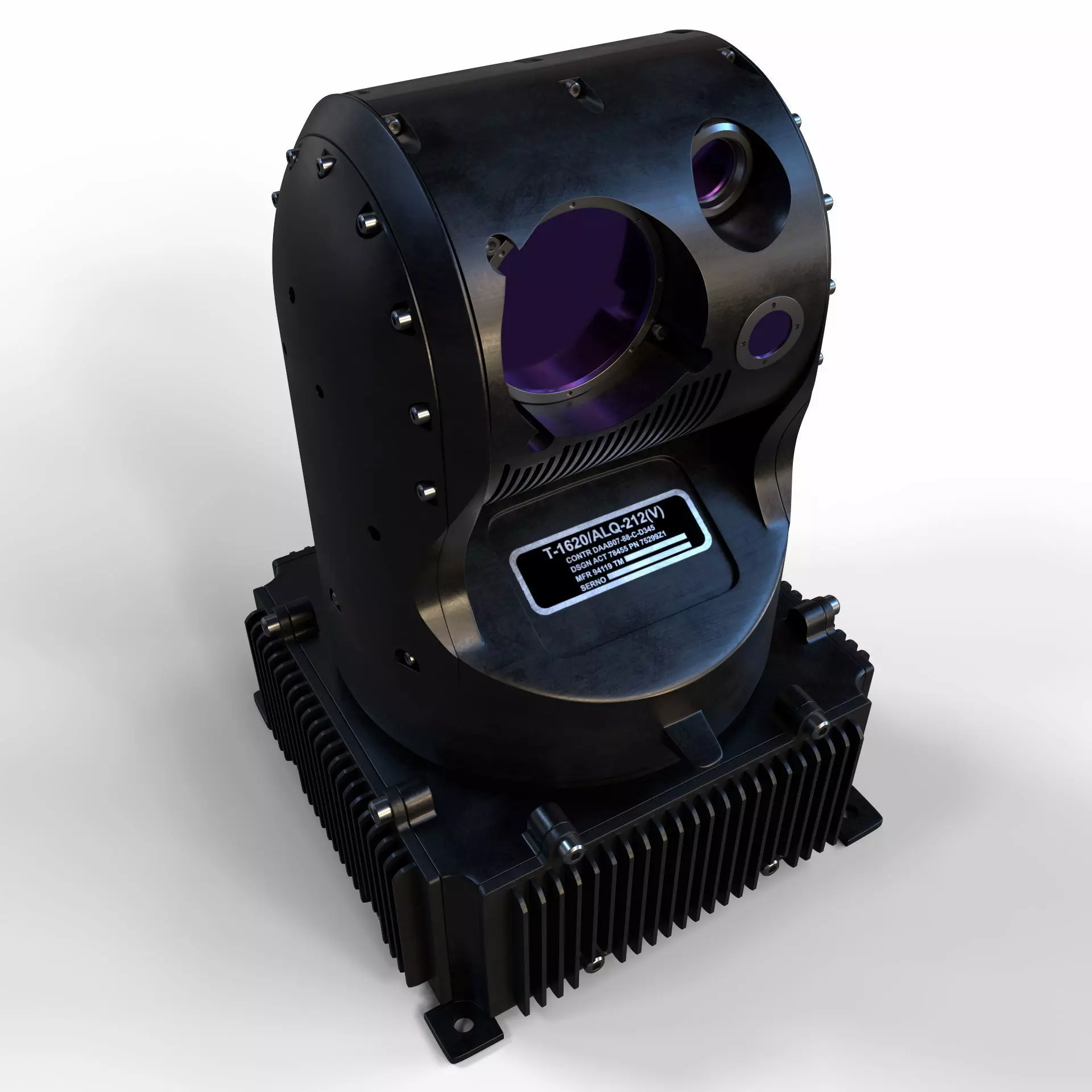 Advanced Threat Infrared Countermeasures ATIRCM System 3D model_0