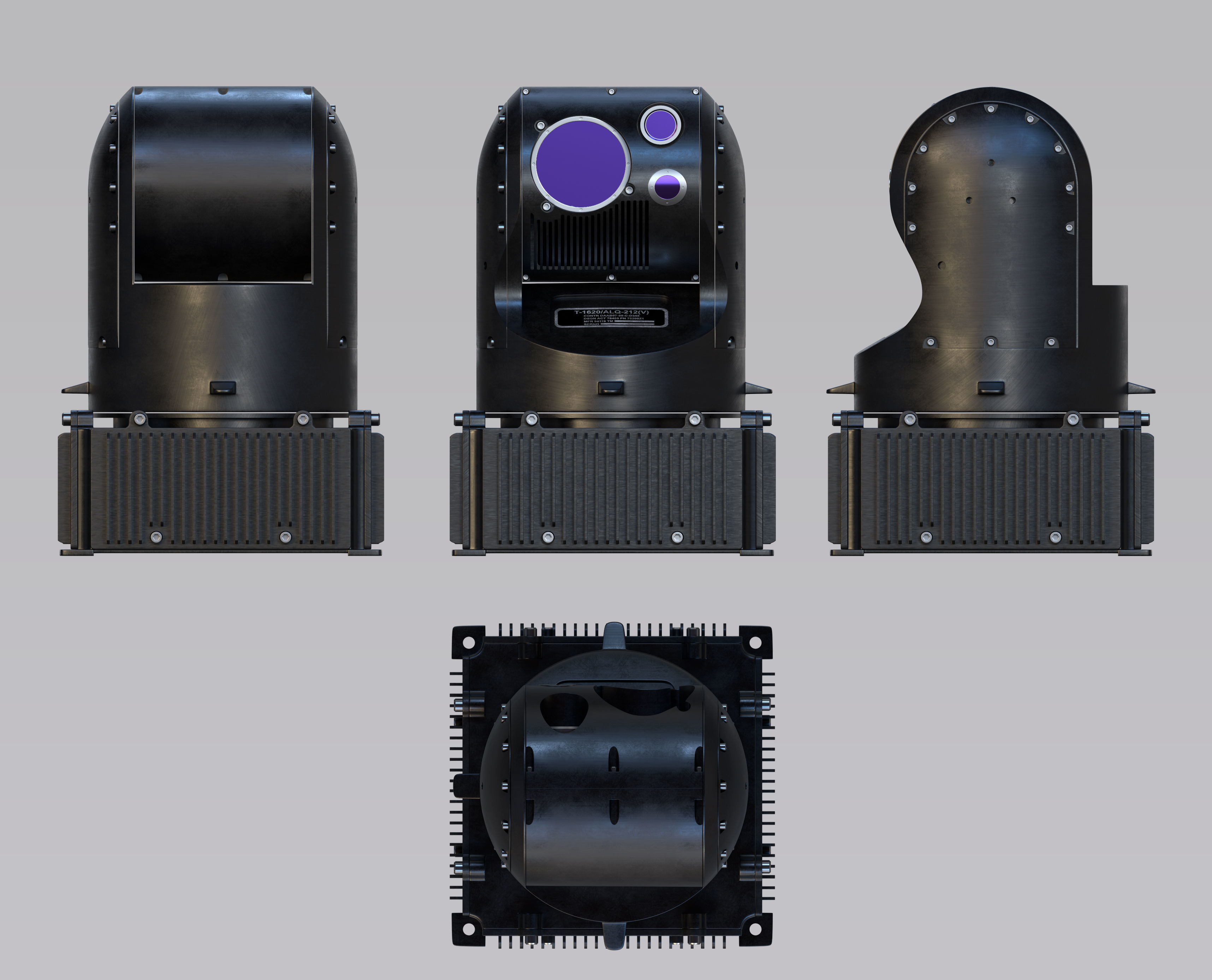 Advanced Threat Infrared Countermeasures ATIRCM System 3D model_8