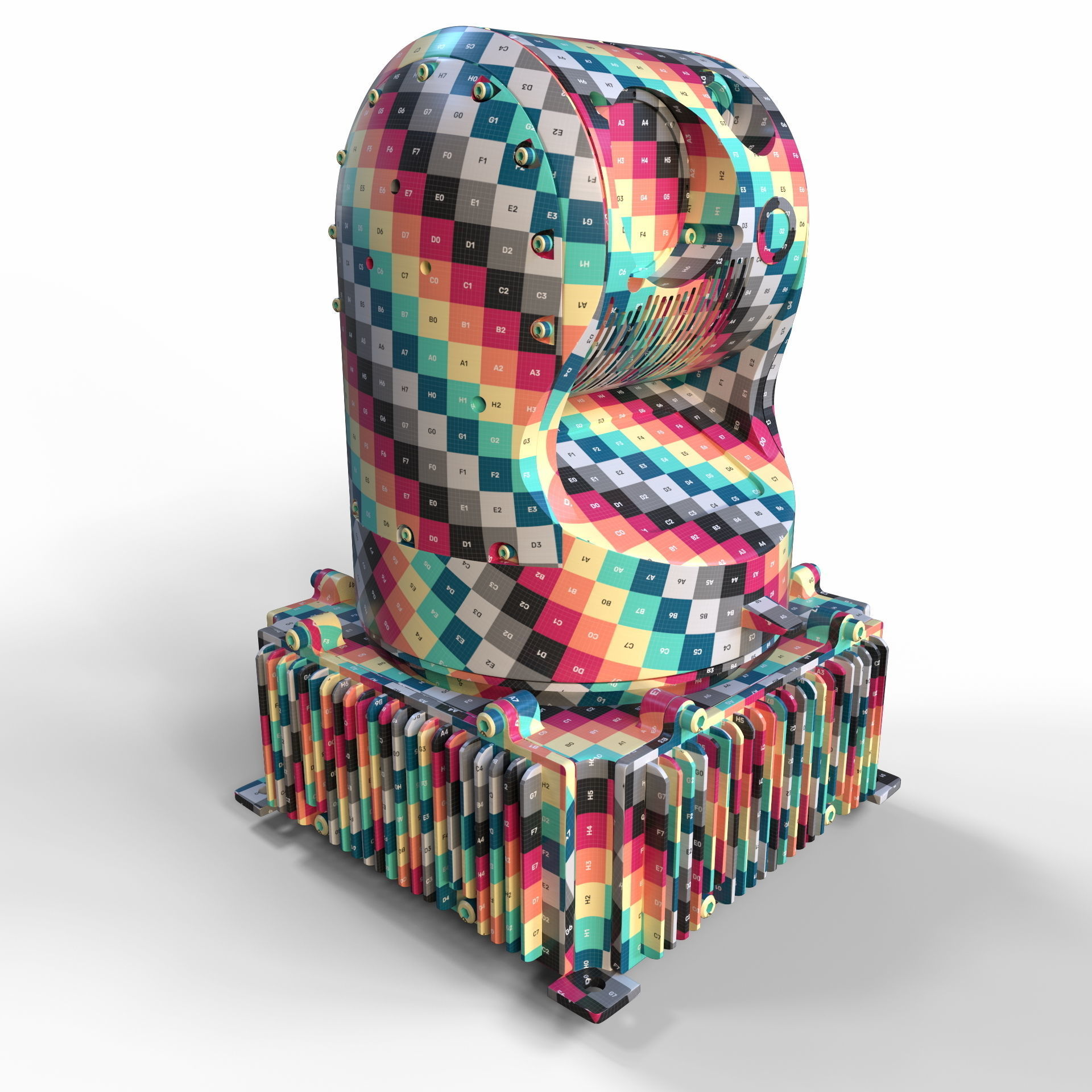 Advanced Threat Infrared Countermeasures ATIRCM System 3D model_12