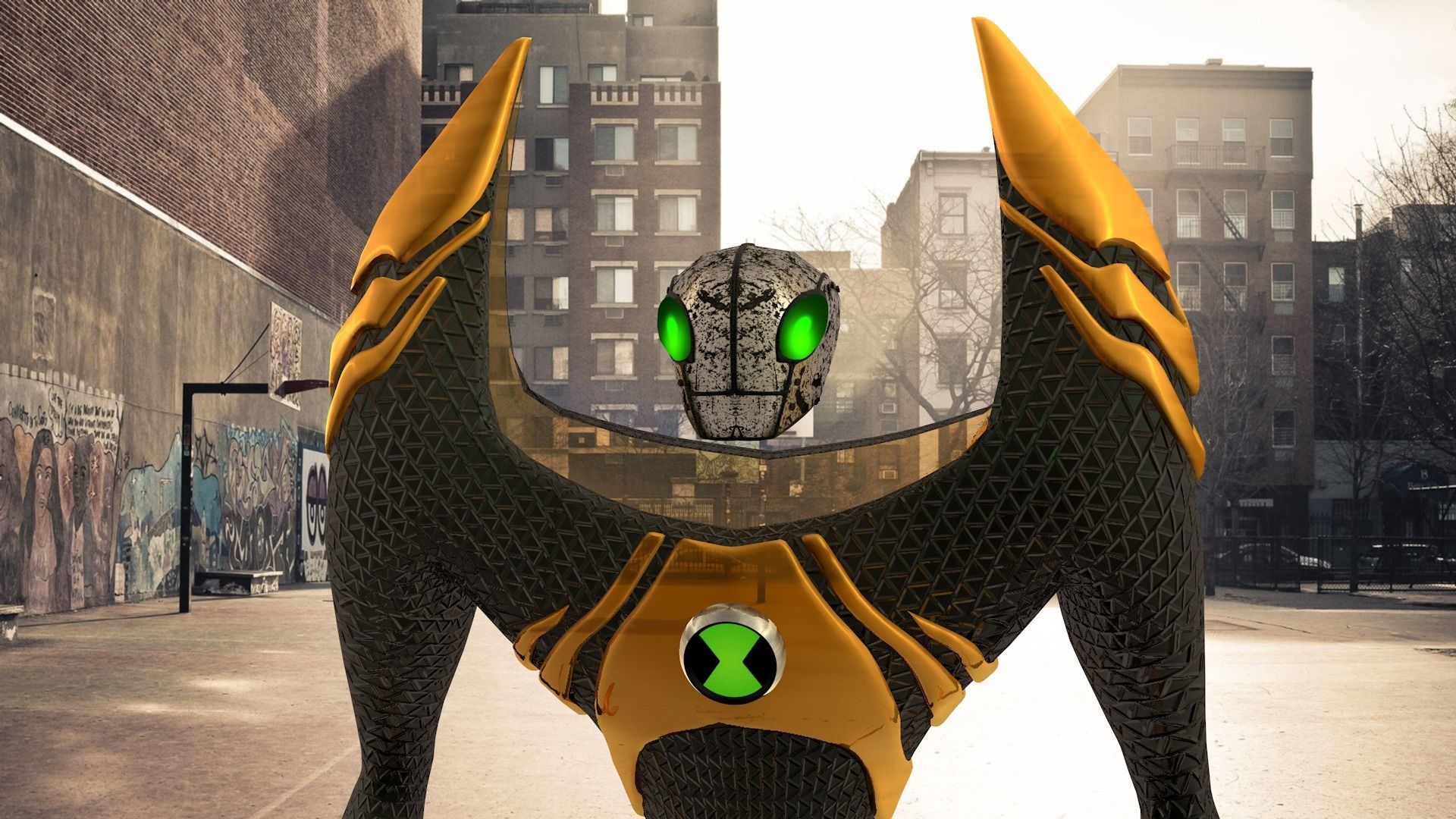 Lodestar ben  10 Ultimate Alien 3d model Download 3D model_7