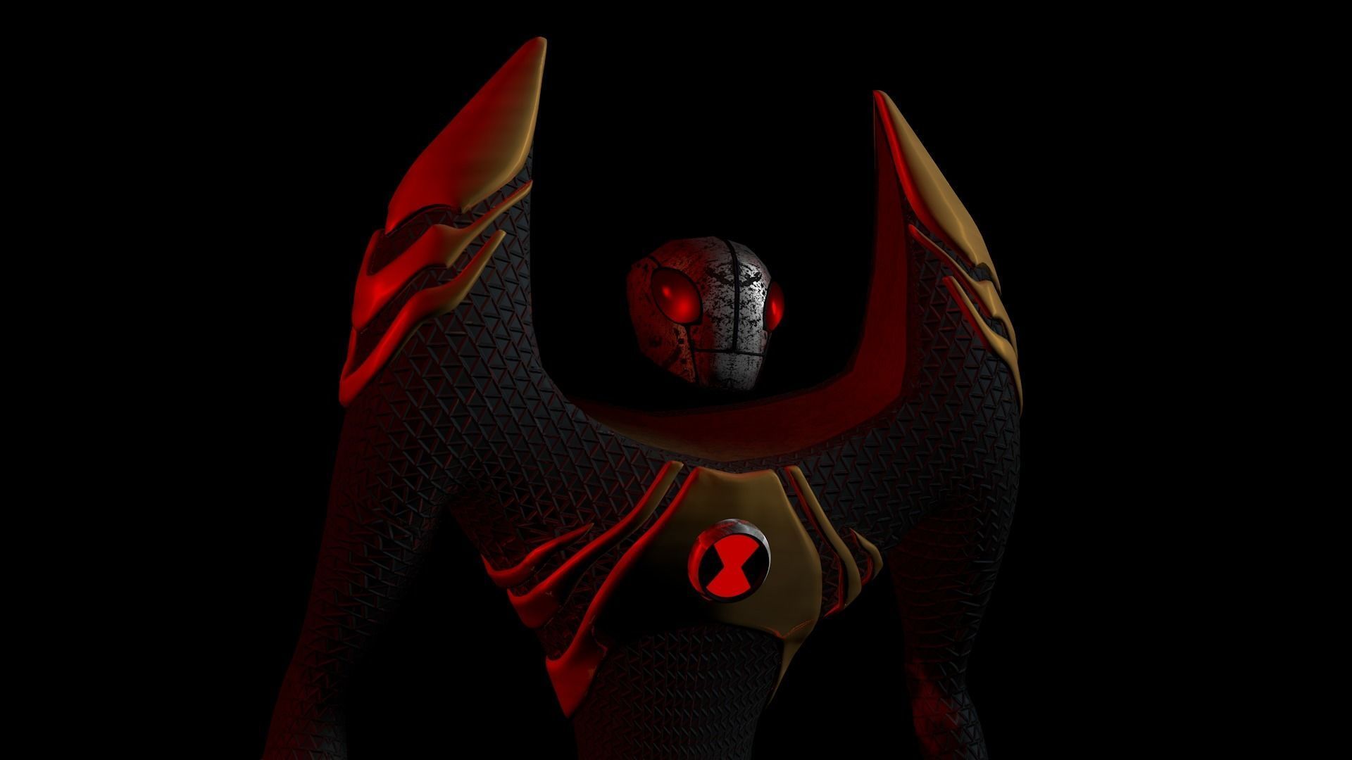 Lodestar ben  10 Ultimate Alien 3d model Download 3D model_5