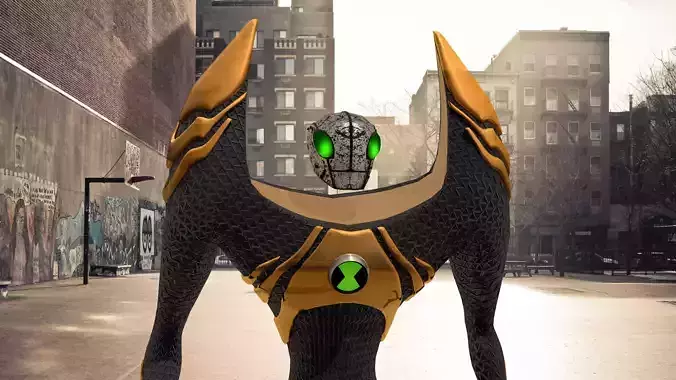Lodestar ben  10 Ultimate Alien 3d model Download 3D model